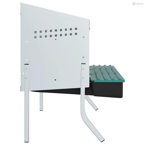 3 rekeszes horganyzott acél csirkefészkelőláda lábakkal