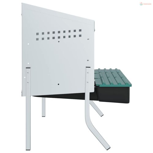 4 rekeszes horganyzott acél csirkefészkelőláda lábakkal