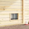 2 rekeszes, falra szerelhető, horganyzott acél csirkefészkelőláda