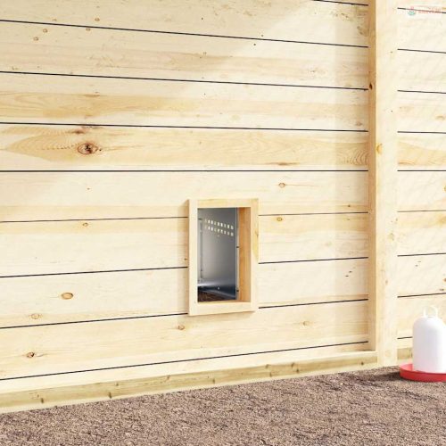 Horganyzott acél csirkefészkelőláda 1 rekesszel, lábakkal