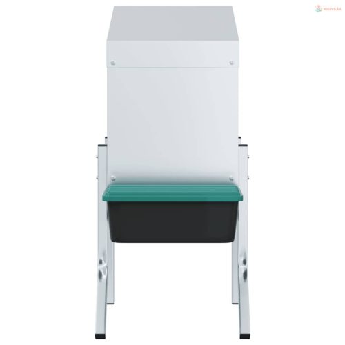 Horganyzott acél csirkefészkelőláda 1 rekesszel, lábakkal