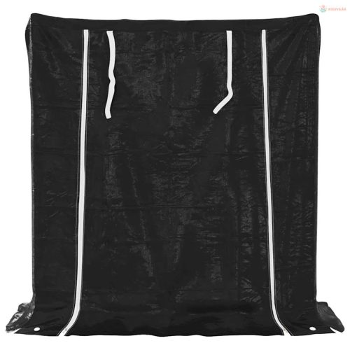 Tűzifa állvány esővédővel 100,5x40,5x110,5 cm horganyzott acél