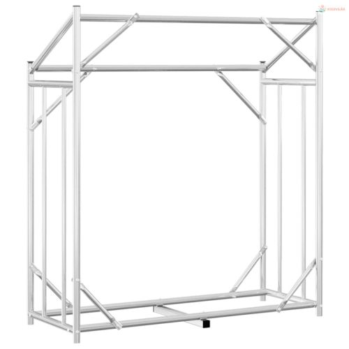Tűzifa állvány esővédővel 100,5x40,5x110,5 cm horganyzott acél