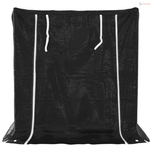 Tűzifa állvány esővédővel 101x61x110,5 cm horganyzott acél