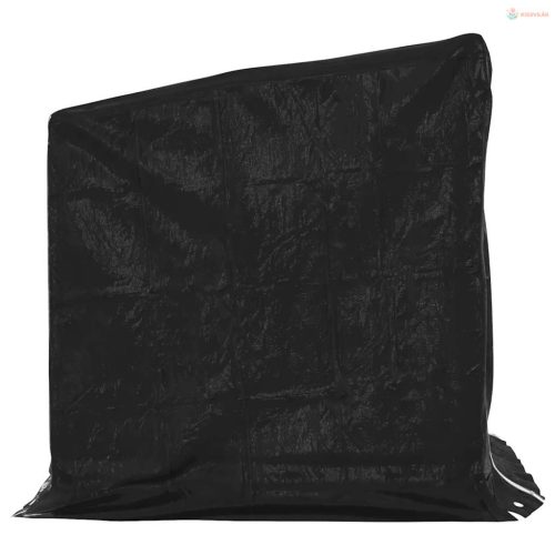 Tűzifa állvány esővédővel 100,5x80,5x110,5 cm horganyzott acél