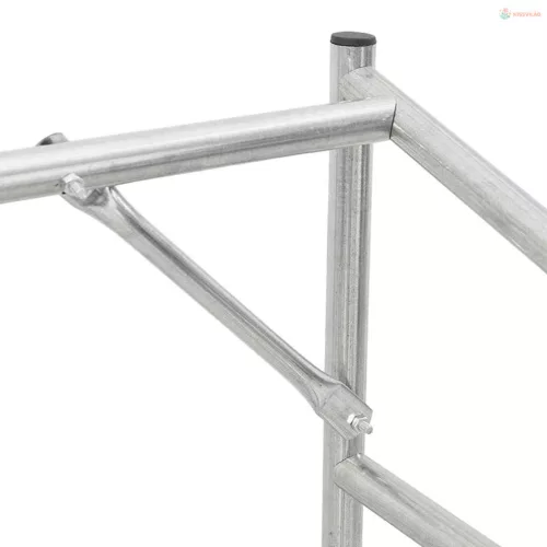 Tűzifa állvány esővédővel 100,5x80,5x110,5 cm horganyzott acél