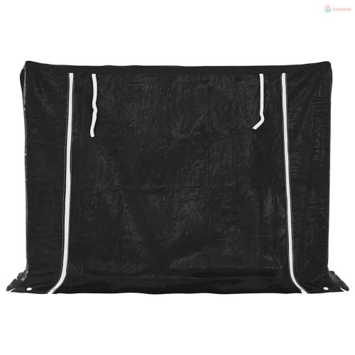 Tűzifa állvány esővédővel 151x40,5x110,5 cm horganyzott acél