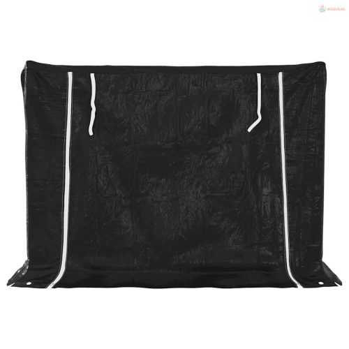 Tűzifa állvány esővédővel 151x60,5x110,5 cm horganyzott acél