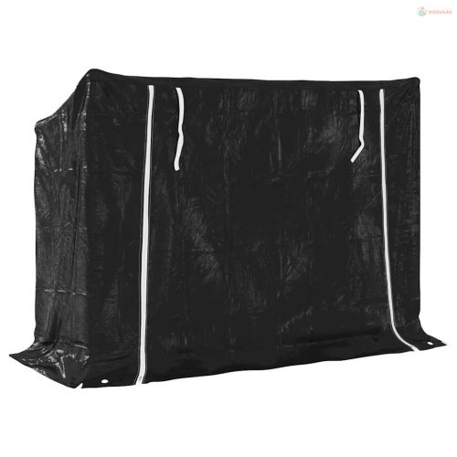 Tűzifa állvány esővédővel 151x60,5x110,5 cm horganyzott acél