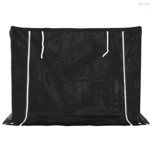 Tűzifa állvány esővédővel 151x80,5x110,5 cm horganyzott acél