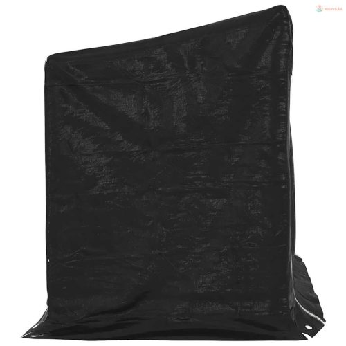 Tűzifa állvány esővédővel 151x80,5x110,5 cm horganyzott acél