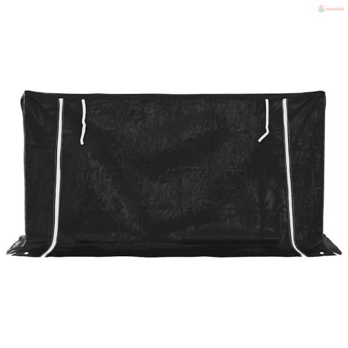 Tűzifa állvány esővédővel 200,5x60,5x110,5 cm horganyzott acél