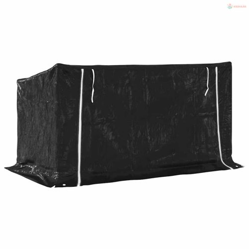 Tűzifa állvány esővédővel 200,5x100,5x110,5 cm horganyzott acél