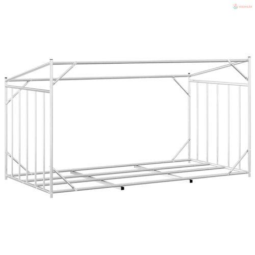 Tűzifa állvány esővédővel 200,5x100,5x110,5 cm horganyzott acél