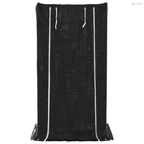 Tűzifa állvány esővédővel 100x80x200 cm horganyzott acél