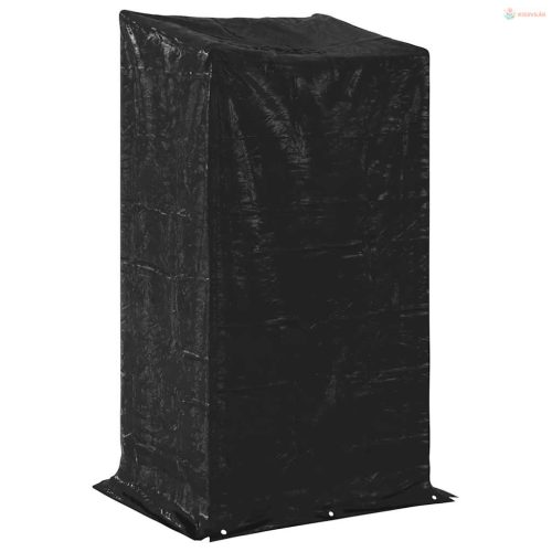 Tűzifa állvány esővédővel 100x80x200 cm horganyzott acél