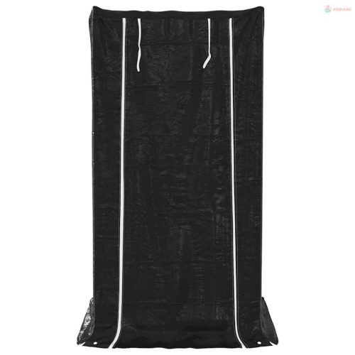 Tűzifa állvány esővédővel 100x100x200 cm horganyzott acél