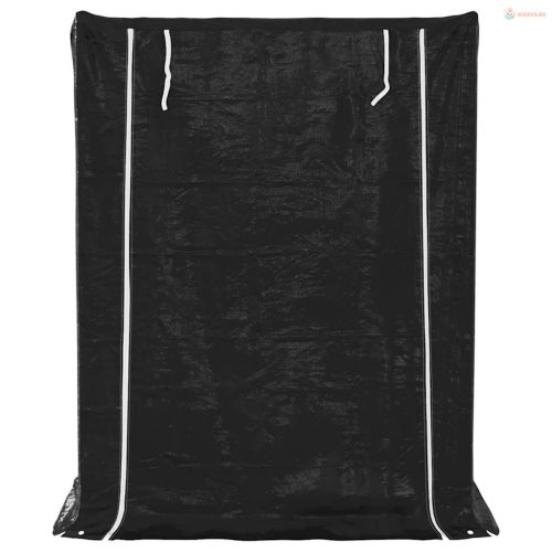 Tűzifa állvány esővédővel 150x80x200 cm horganyzott acél