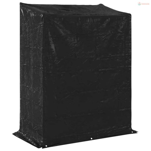 Tűzifa állvány esővédővel 150x80x200 cm horganyzott acél