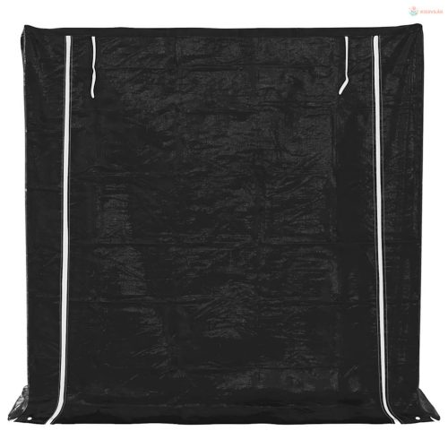 Tűzifa állvány esővédővel 200x60x200 cm horganyzott acél