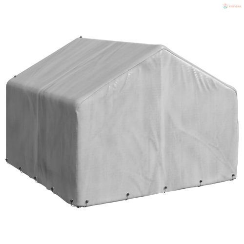 Kültéri kutyakennel fedéllel 2x2x1,5 m horganyzott acélból