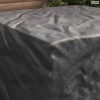Bútor takaró Egyszínű Fekete 150 x 150 x 75 cm 210D