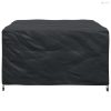 Bútor takaró Egyszínű Fekete 150 x 150 x 75 cm 210D