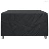 Bútor takaró Egyszínű Fekete 220 x 190 x 85 cm 210D