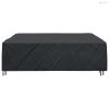 Bútor takaró Egyszínű Fekete 275 x 275 x 70 cm 210D