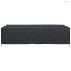 Bútor takaró Egyszínű Fekete 305 x 190 x 85 cm 210D