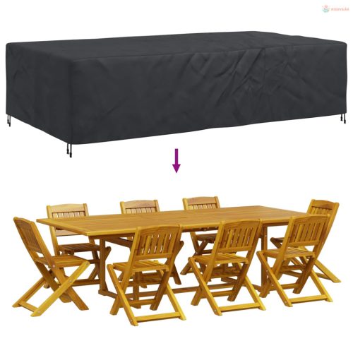 Bútor takaró Egyszínű Fekete 315 x 180 x 74 cm 420D