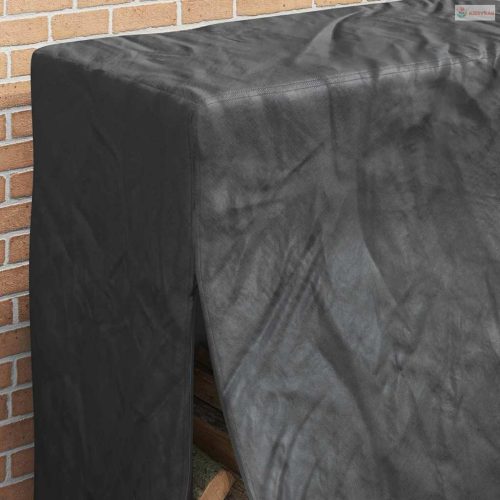 Tűzifatartó takaróponyva Egyszínű Fekete 210D Oxford Szövet