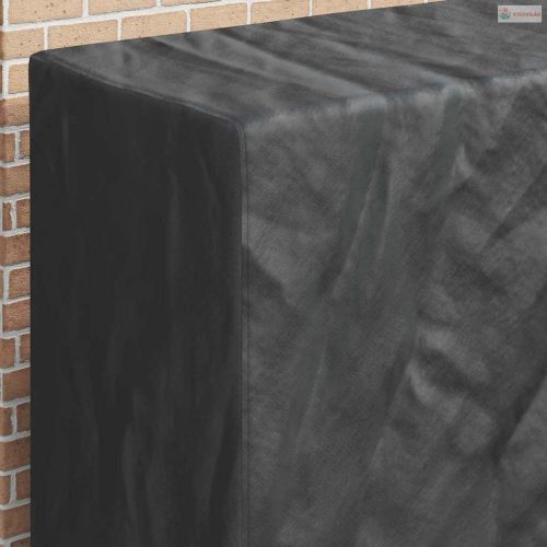 Pingpong Asztal Borító Egyszínű Fekete 165 x 70 x 185 cm szövet