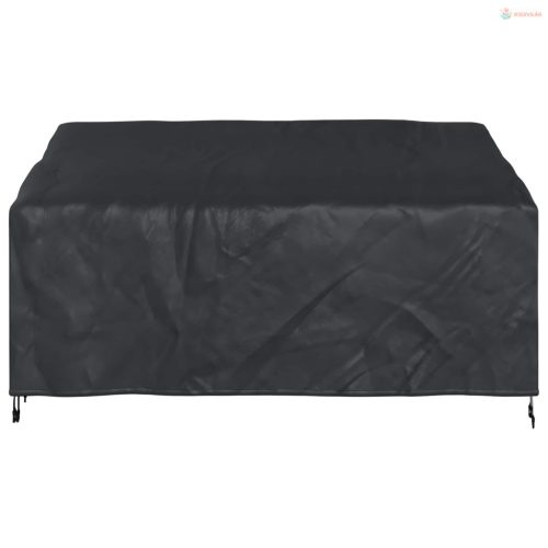 Kerti Pad Borító Fekete 185 x 85 x 65 / 94 cm 210D Oxford Szövet