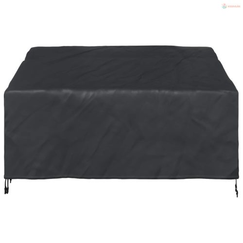 Kerti Pad Borító Fekete 160 x 100 x 61 / 89 cm 210D Oxford Szövet