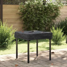 Asztal Fedő Egyszínű Fekete 62 x 62 x 15 cm szövet