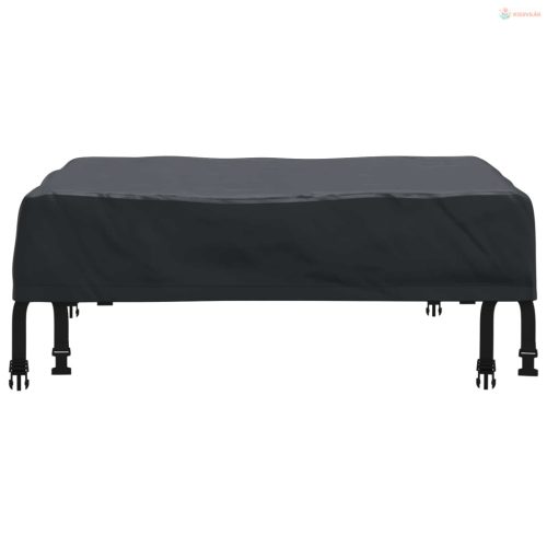 Asztal Fedő Egyszínű Fekete 62 x 62 x 15 cm szövet