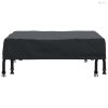 Asztal Fedő Egyszínű Fekete 62 x 62 x 15 cm 600D Oxford Szövet