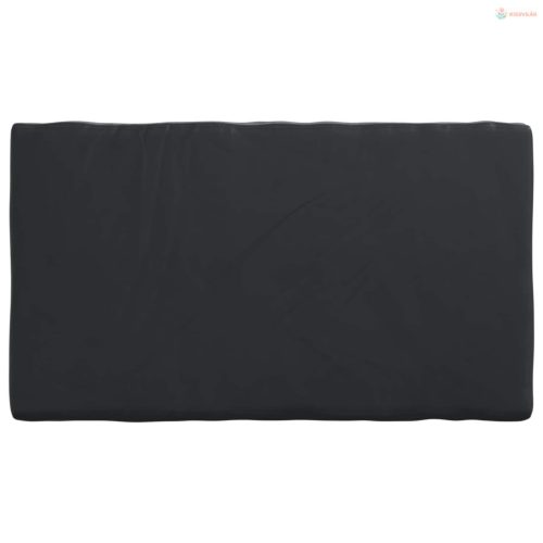 Asztal Fedő Egyszínű Fekete 122 x 72 x 15 cm szövet