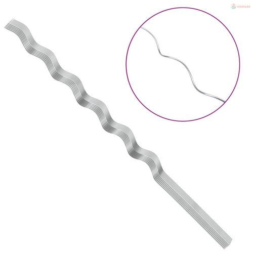 Növénytámogatás 50 pcs Ezüst 150 x 0,6 x 0,6 cm Acél