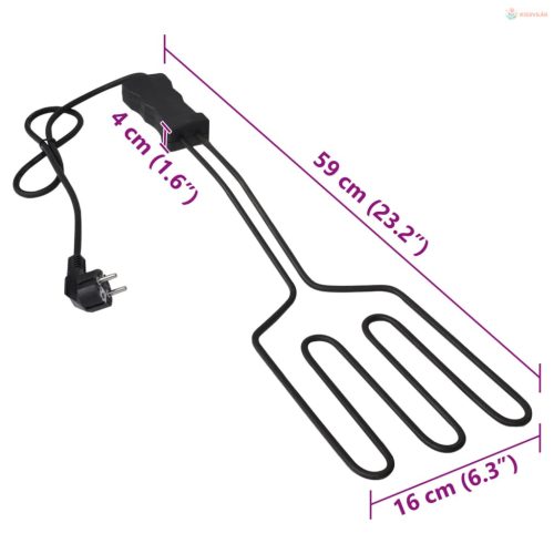 Barbecue Elektrikus Faszéngyujtó BBQ 1500 W