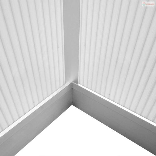 Megerősített alumínium melegház alapkerettel 9,025 m²