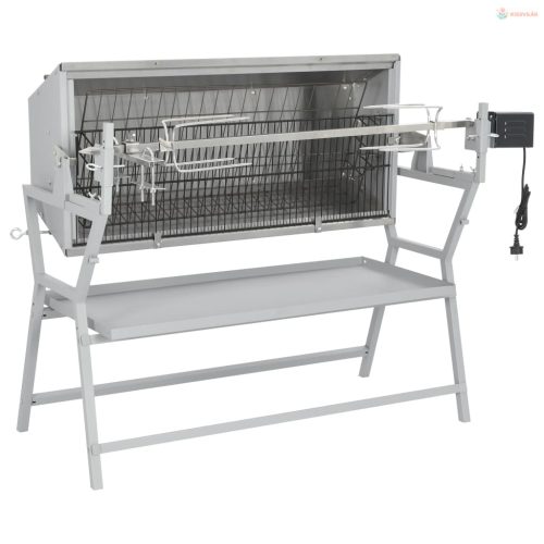 Vas-és rozsdamentes acél grillezési Forgónyárs