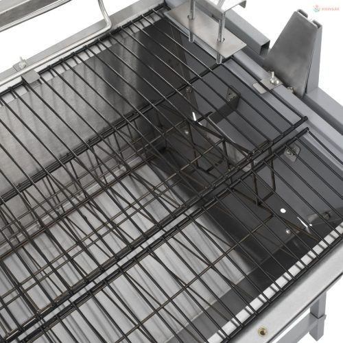 Vas-és rozsdamentes acél grillezési Forgónyárs