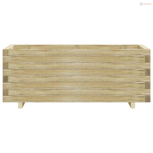 Téglalap alakú fa magaságyás 100 x 50 x 40 cm