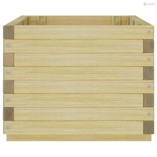 Téglalap alakú fa magaságyás 100 x 50 x 40 cm