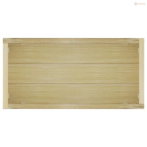 Téglalap alakú fa magaságyás 100 x 50 x 40 cm