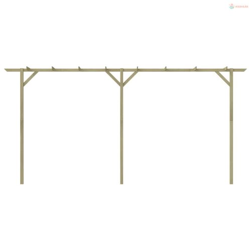 Fa kerti pergola 410 x 40 x 203 cm