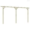 Fa kerti pergola 410 x 40 x 203 cm