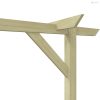 Fa kerti pergola 410 x 40 x 203 cm